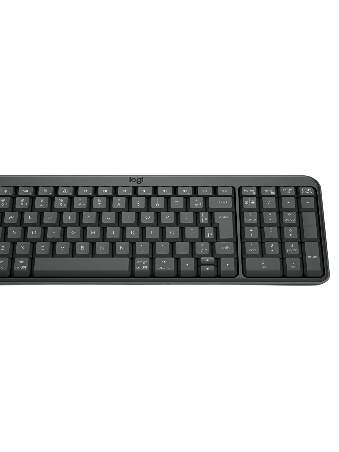 Combo Inalámbrico Bluetooth Logitech MK250 Compact con Teclado Numérico y Mouse 1000 DPI 6