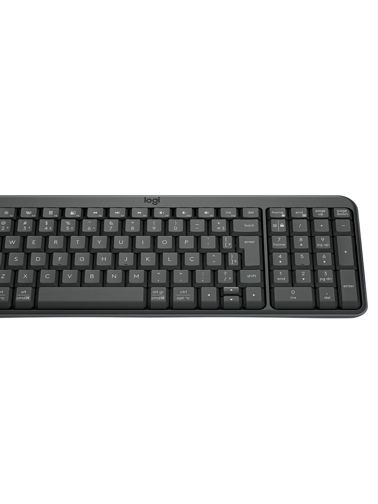 Combo Inalámbrico Bluetooth Logitech MK250 Compact con Teclado Numérico y Mouse 1000 DPI 6