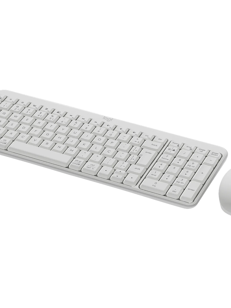 Combo Inalámbrico Bluetooth Logitech MK250 Compact con Teclado Numérico y Mouse 1000 DPI 10