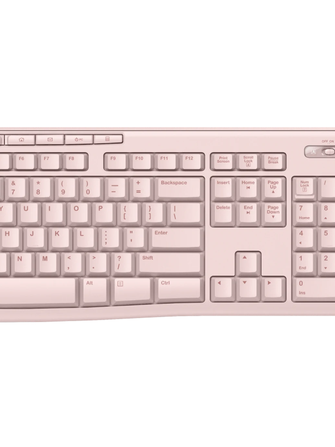 Combo Inalámbrico Logitech MK270 Teclado Completo con Teclas Multimedia y Mouse Óptico 1