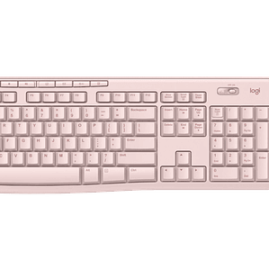 Combo Inalámbrico Logitech MK270 Teclado Completo con Teclas Multimedia y Mouse Óptico