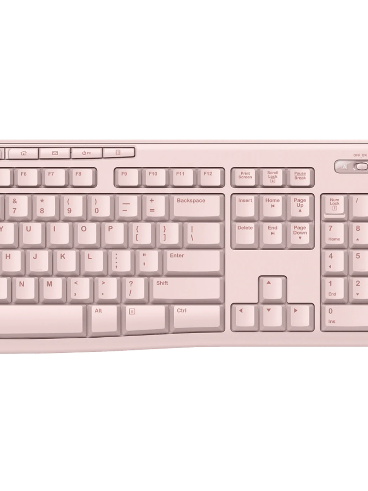 Combo Inalámbrico Logitech MK270 Teclado Completo con Teclas Multimedia y Mouse Óptico 1