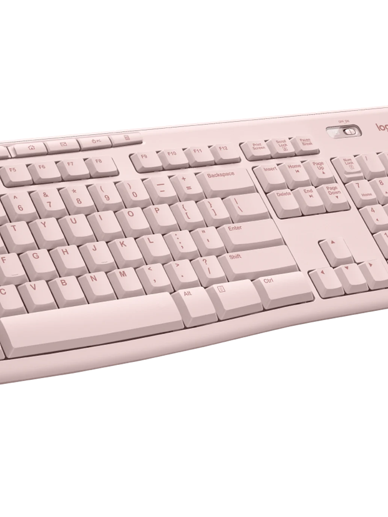 Combo Inalámbrico Logitech MK270 Teclado Completo con Teclas Multimedia y Mouse Óptico 3