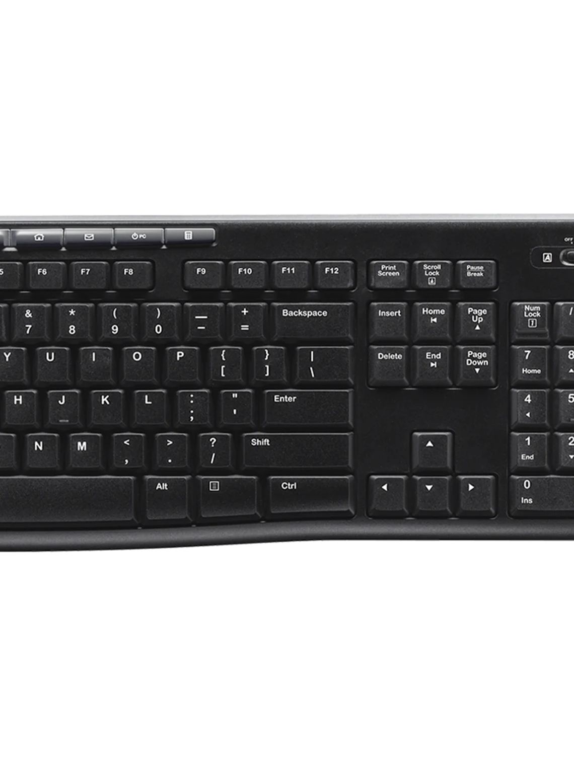 Combo Inalámbrico Logitech MK270 Teclado Completo con Teclas Multimedia y Mouse Óptico 5