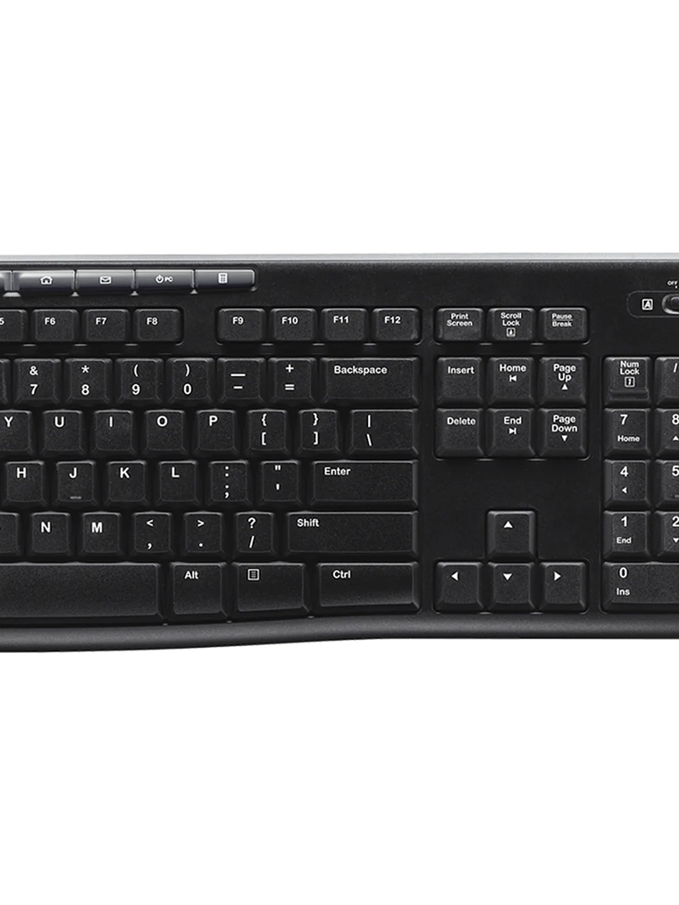 Combo Inalámbrico Logitech MK270 Teclado Completo con Teclas Multimedia y Mouse Óptico 5