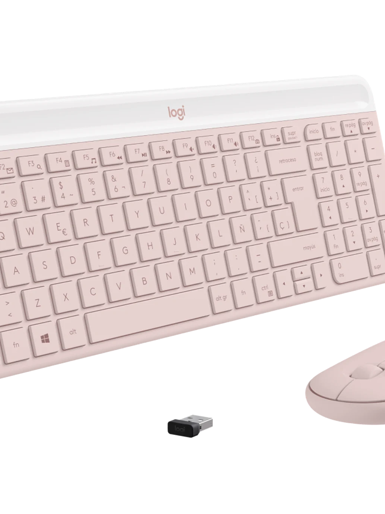 Combo Inalámbrico Logitech MK470 Slim con Teclado y Mouse Compactos y Silenciosos 3