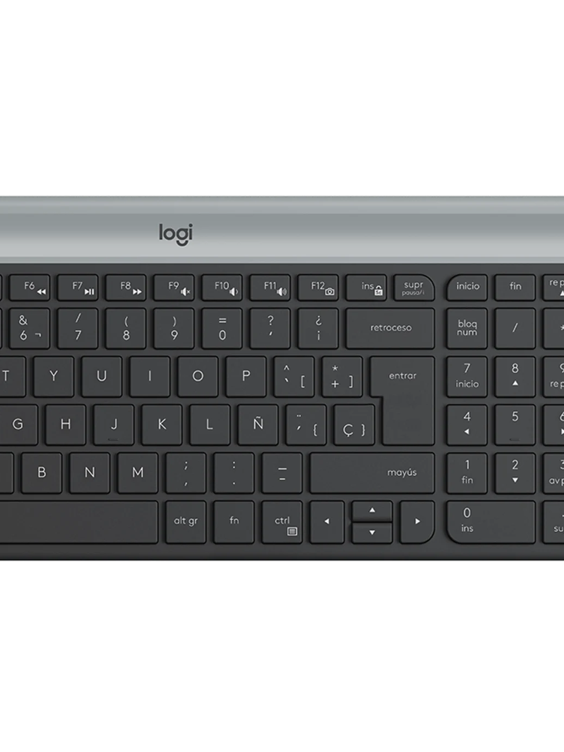 Combo Inalámbrico Logitech MK470 Slim con Teclado y Mouse Compactos y Silenciosos 5