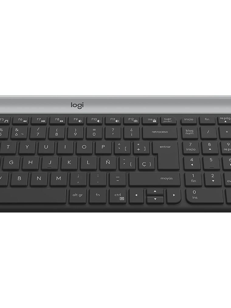 Combo Inalámbrico Logitech MK470 Slim con Teclado y Mouse Compactos y Silenciosos 6