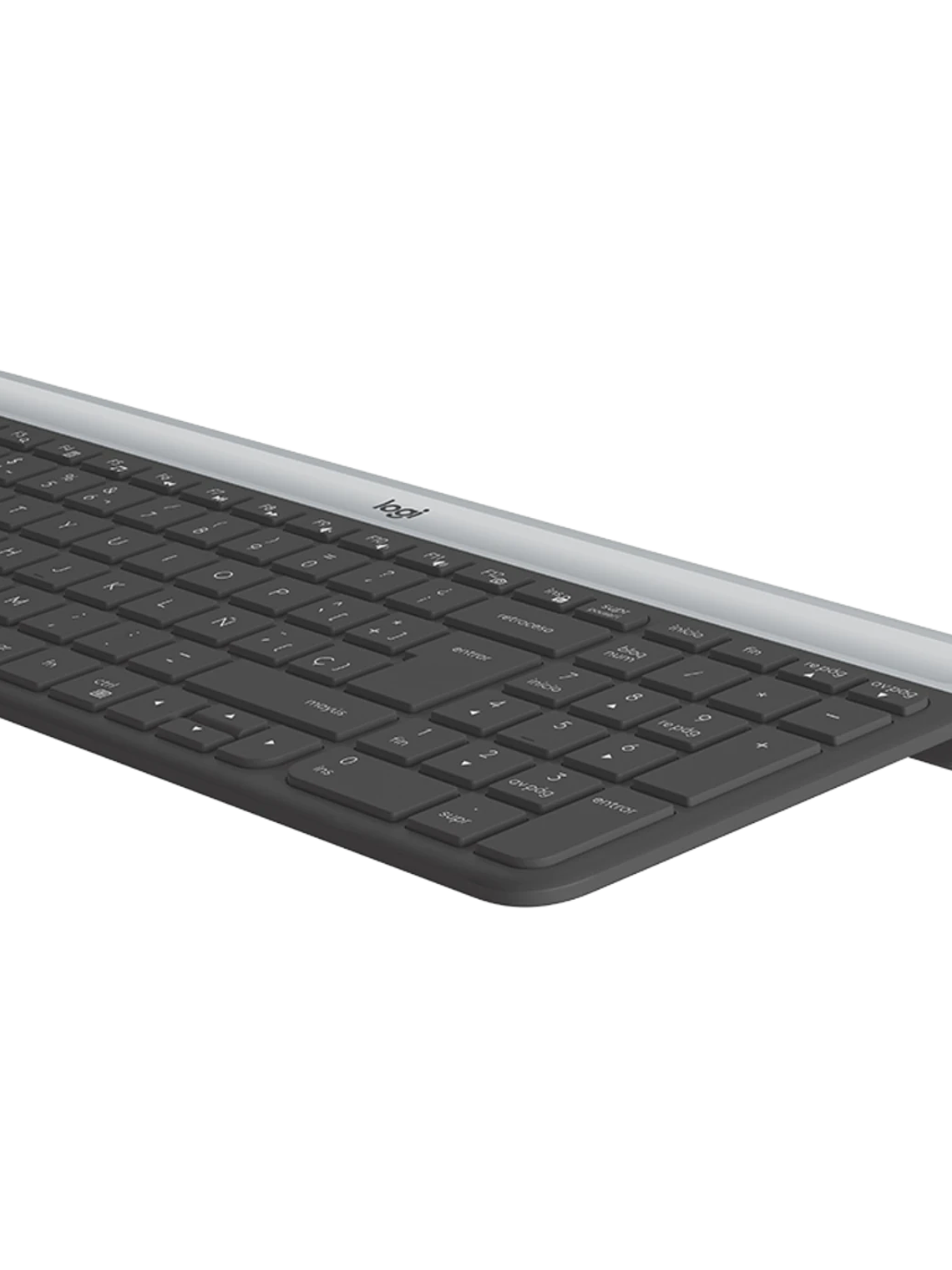 Combo Inalámbrico Logitech MK470 Slim con Teclado y Mouse Compactos y Silenciosos 8