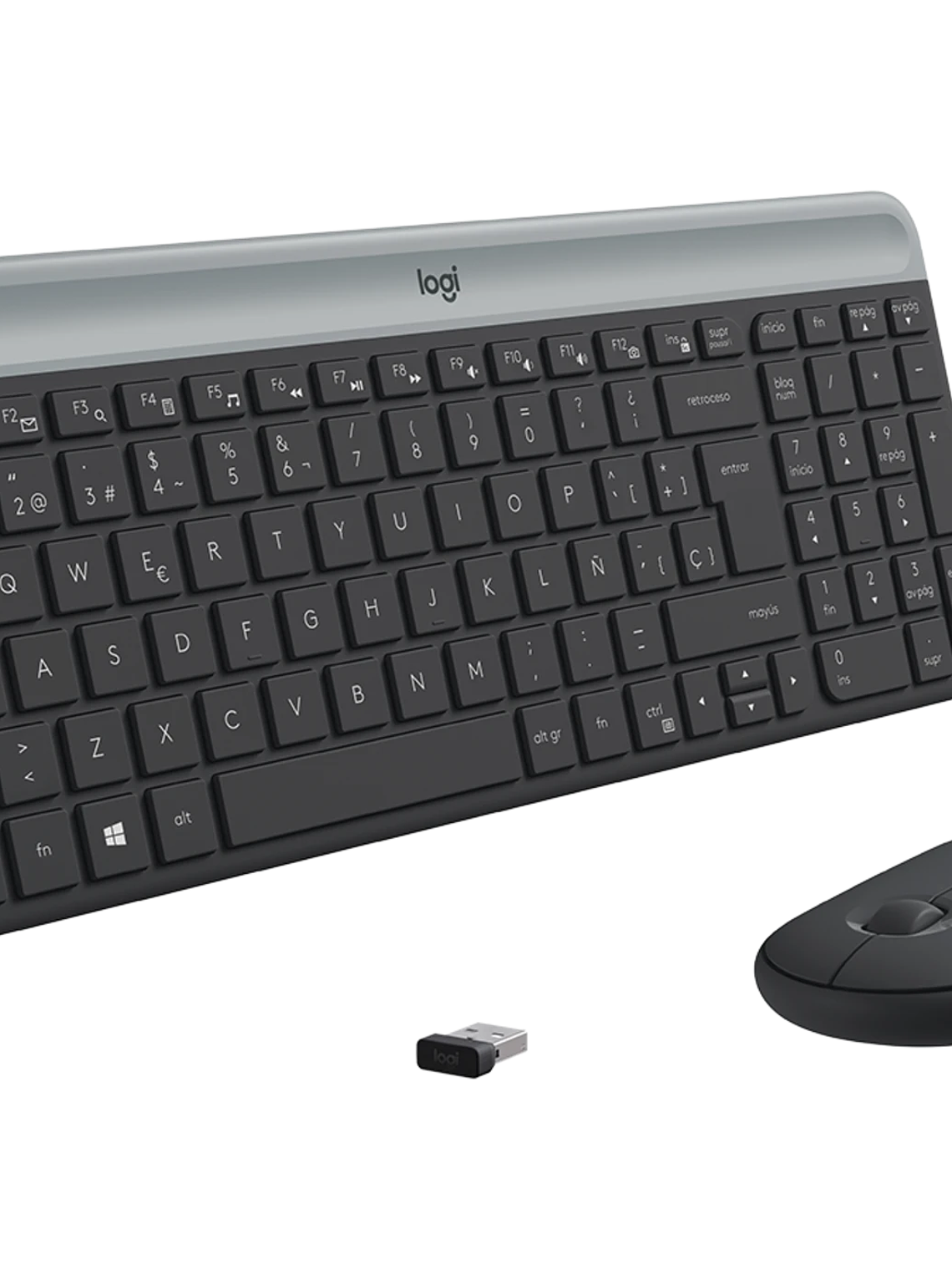 Combo Inalámbrico Logitech MK470 Slim con Teclado y Mouse Compactos y Silenciosos 7