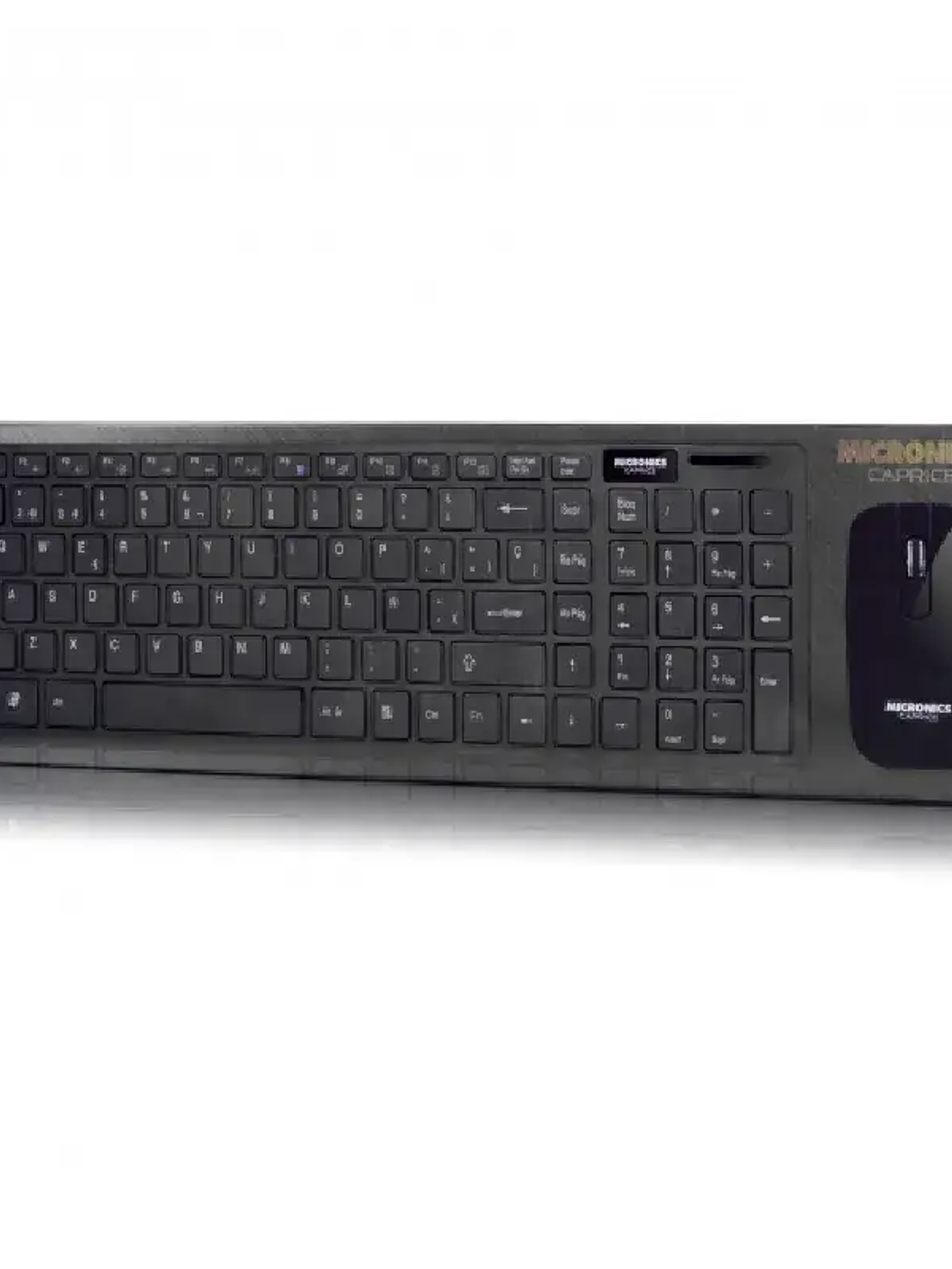 Kit Teclado y Mouse Inalámbrico Micronics MIC WT801 Caprice Negro 3