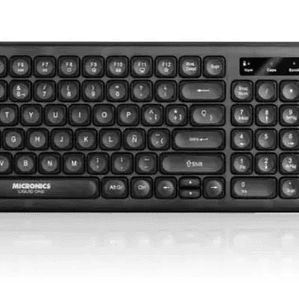 Kit Teclado y Mouse Inalámbrico Micronics Liquid One MIC WT805 Multimedia 