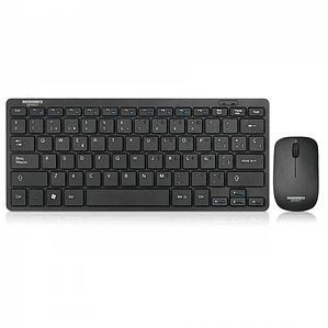 Kit Teclado y Mouse Inalámbrico Micronics Spirit WT800 2.4GHz con 12 Teclas Multimedia