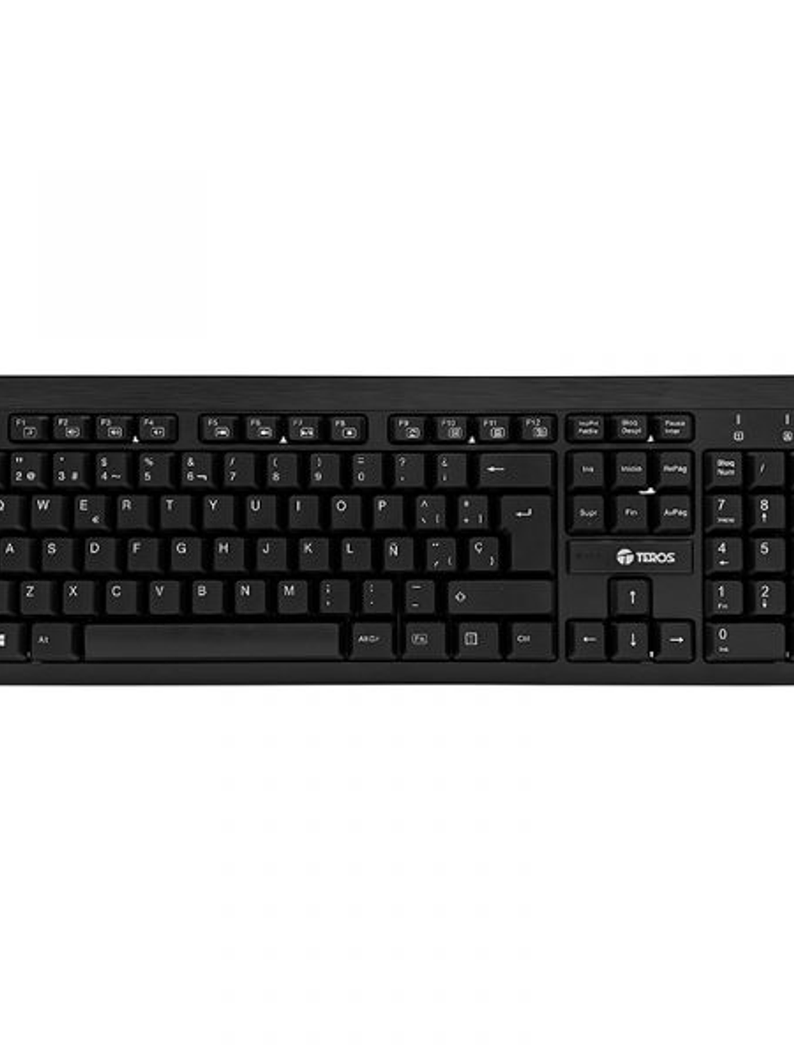 Kit Inalámbrico Teclado y Mouse TEROS TE-4061N 2.4GHz con Receptor Nano USB 2