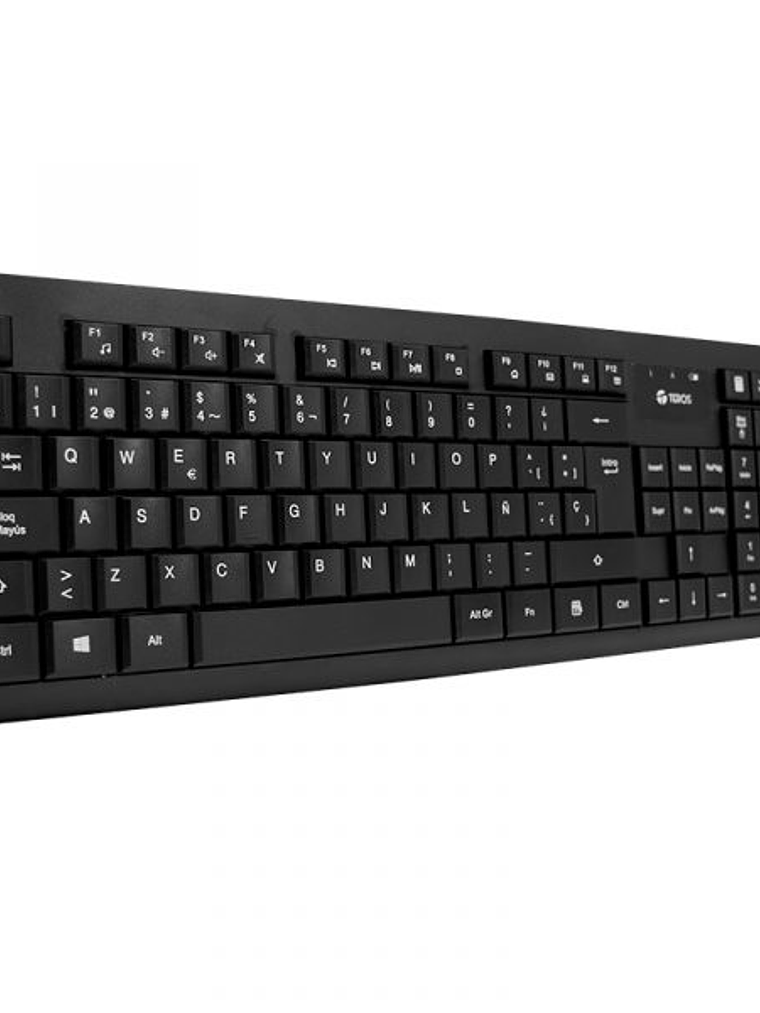 Kit Teclado y Mouse Inalámbrico TEROS TE-4071S 2.4 GHz en Español Color Negro 2