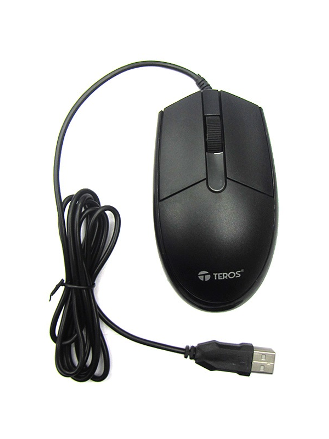 Kit Teclado y Mouse Teros TE-D8700 USB Negro Español con Mouse Óptico 1000 DPI 4