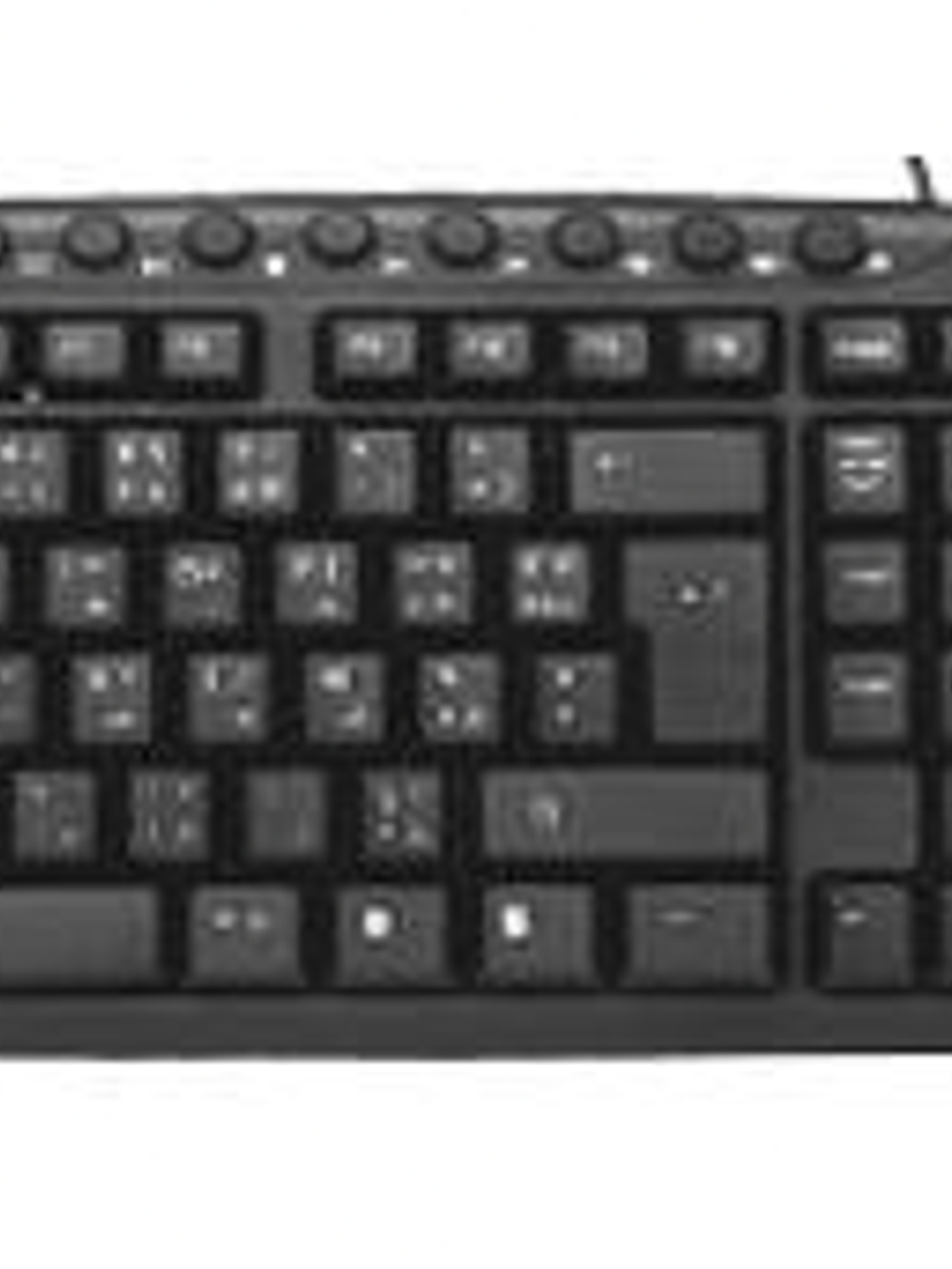 Kit Teclado y Mouse Multimedia iBLUE USB 1200 DPI | 78873-BK 1