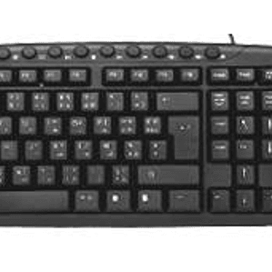 Kit Teclado y Mouse Multimedia iBLUE USB 1200 DPI | 78873-BK