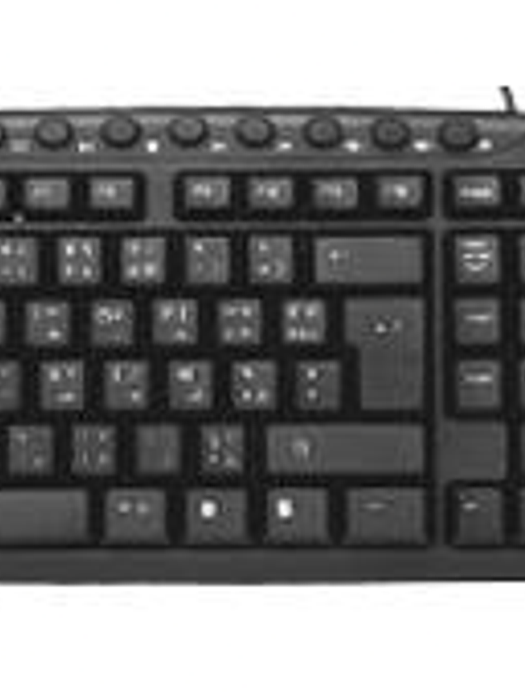 Kit Teclado y Mouse Multimedia iBLUE USB 1200 DPI | 78873-BK 1