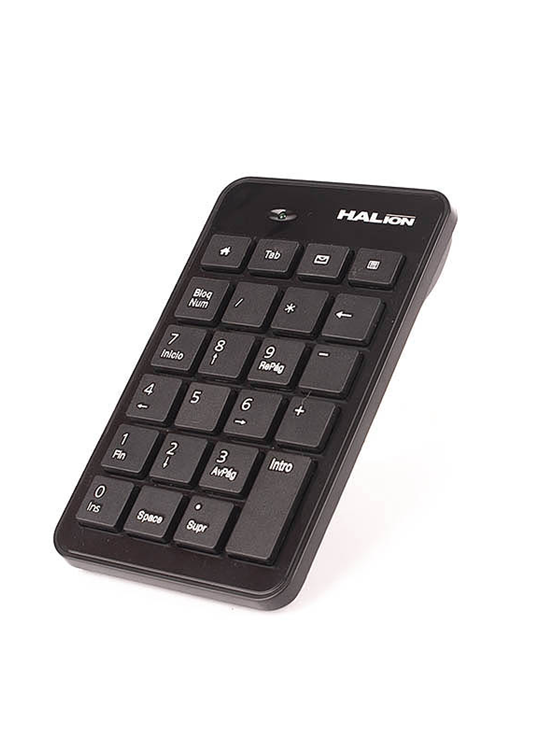 Teclado Numérico HALION K-119 USB 23 Teclas Color Negro 2