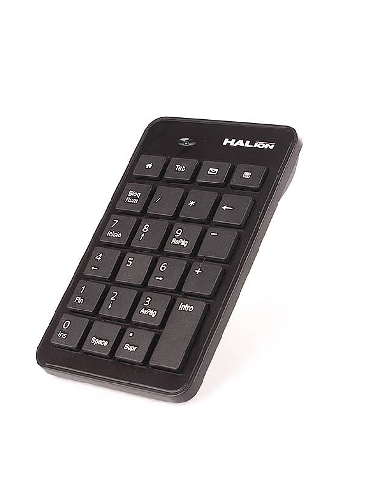 Teclado Numérico HALION K-119 USB 23 Teclas Color Negro 2