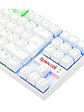 Redragon Kumara K552W-KR White Teclado Mecánico Gamer TKL con Switches Rojos y Retroiluminación Rainbow - Miniatura 5