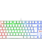Redragon Kumara K552W-KR White Teclado Mecánico Gamer TKL con Switches Rojos y Retroiluminación Rainbow - Miniatura 2