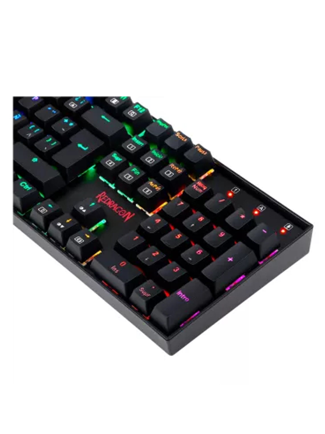 Redragon Mitra K551RGB-1 SP Teclado Gamer Mecánico Full Size con Switch Red y Retroiluminación RGB 5