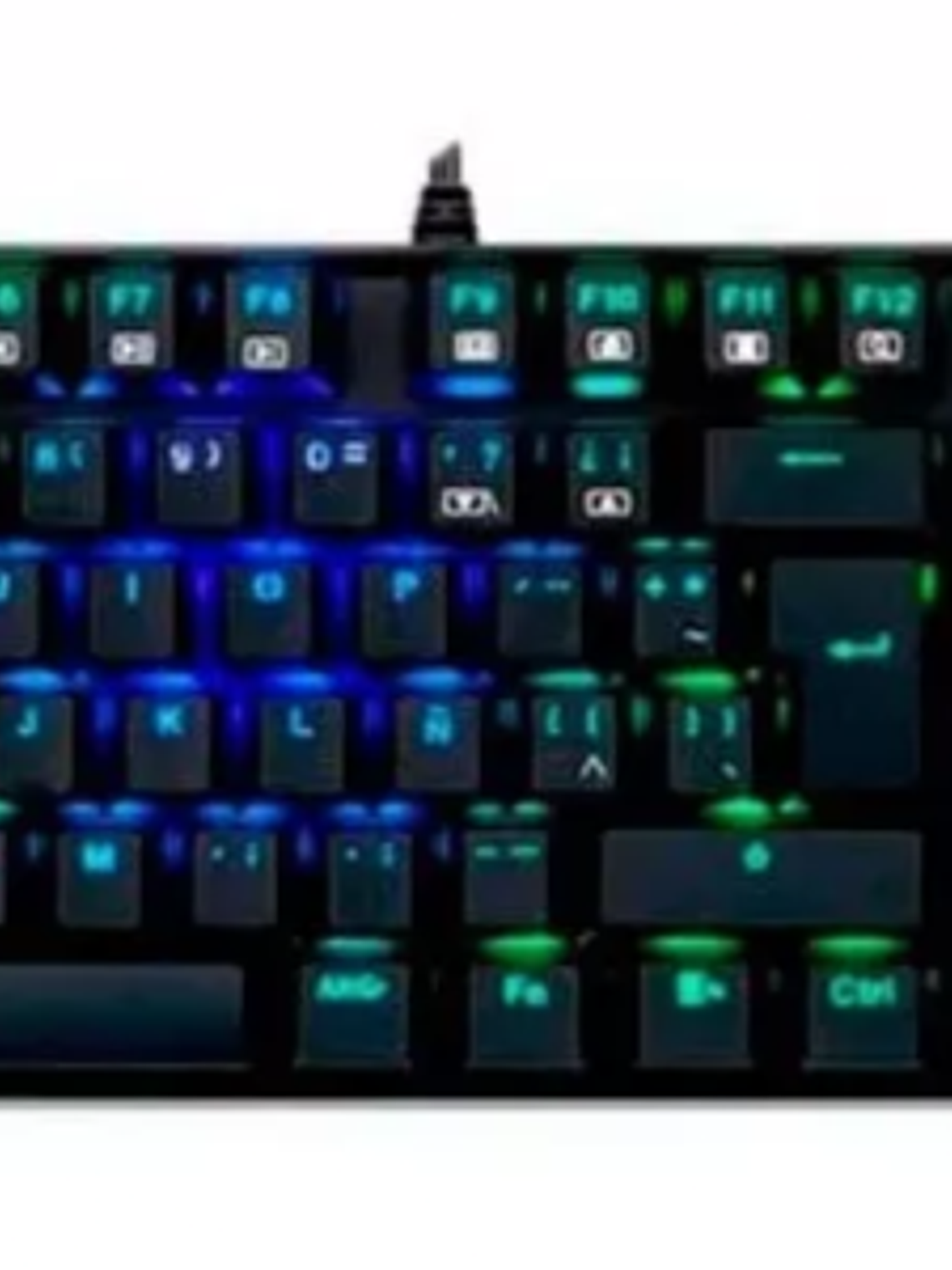 Redragon Mitra K551RGB-1 SP Teclado Gamer Mecánico Full Size con Switch Red y Retroiluminación RGB 1