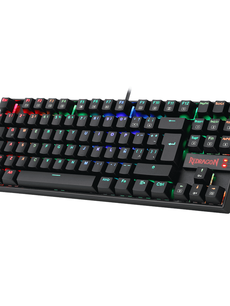 Redragon Kumara K552RGB-1-SP Teclado Mecánico Gamer Compacto con Switch Blue y Retroiluminación RGB 3