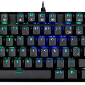 Redragon Kumara K552RGB-1-SP Teclado Mecánico Gamer Compacto con Switch Blue y Retroiluminación RGB