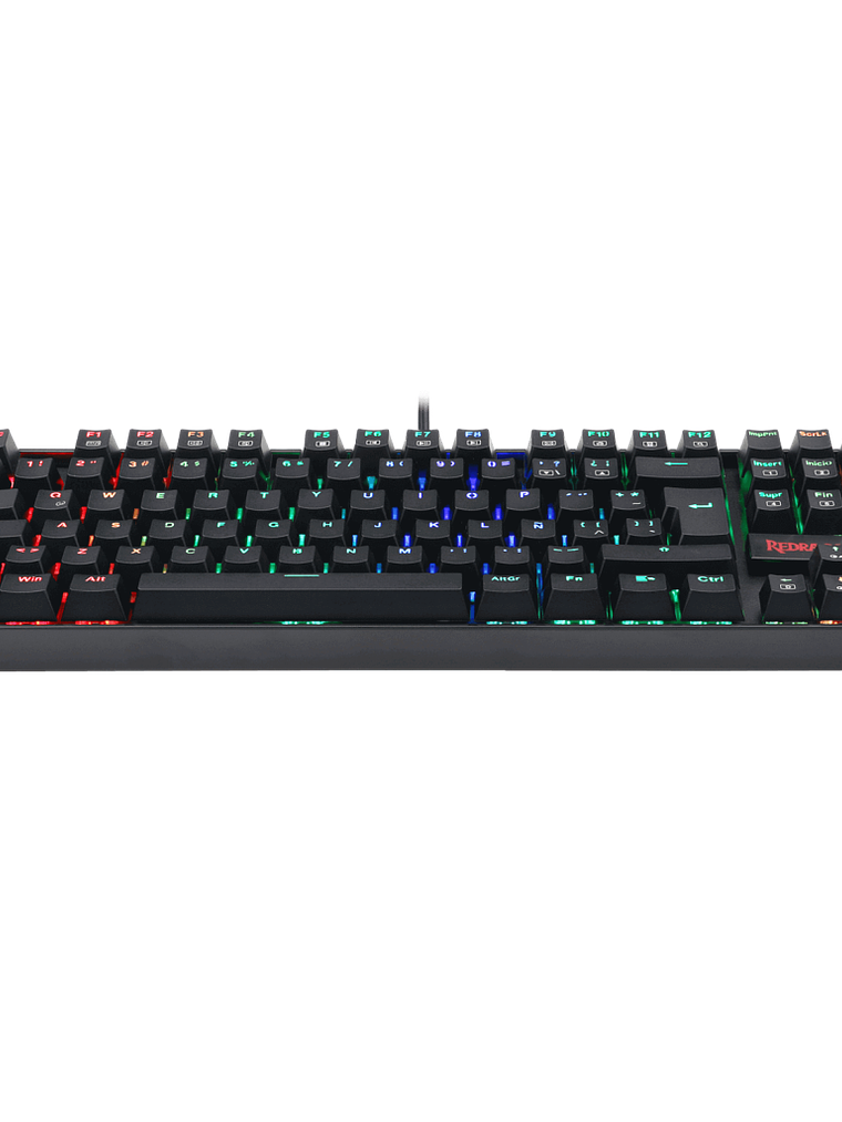 Redragon Kumara K552RGB-1-SP Teclado Mecánico Gamer Compacto con Switch Blue y Retroiluminación RGB 2