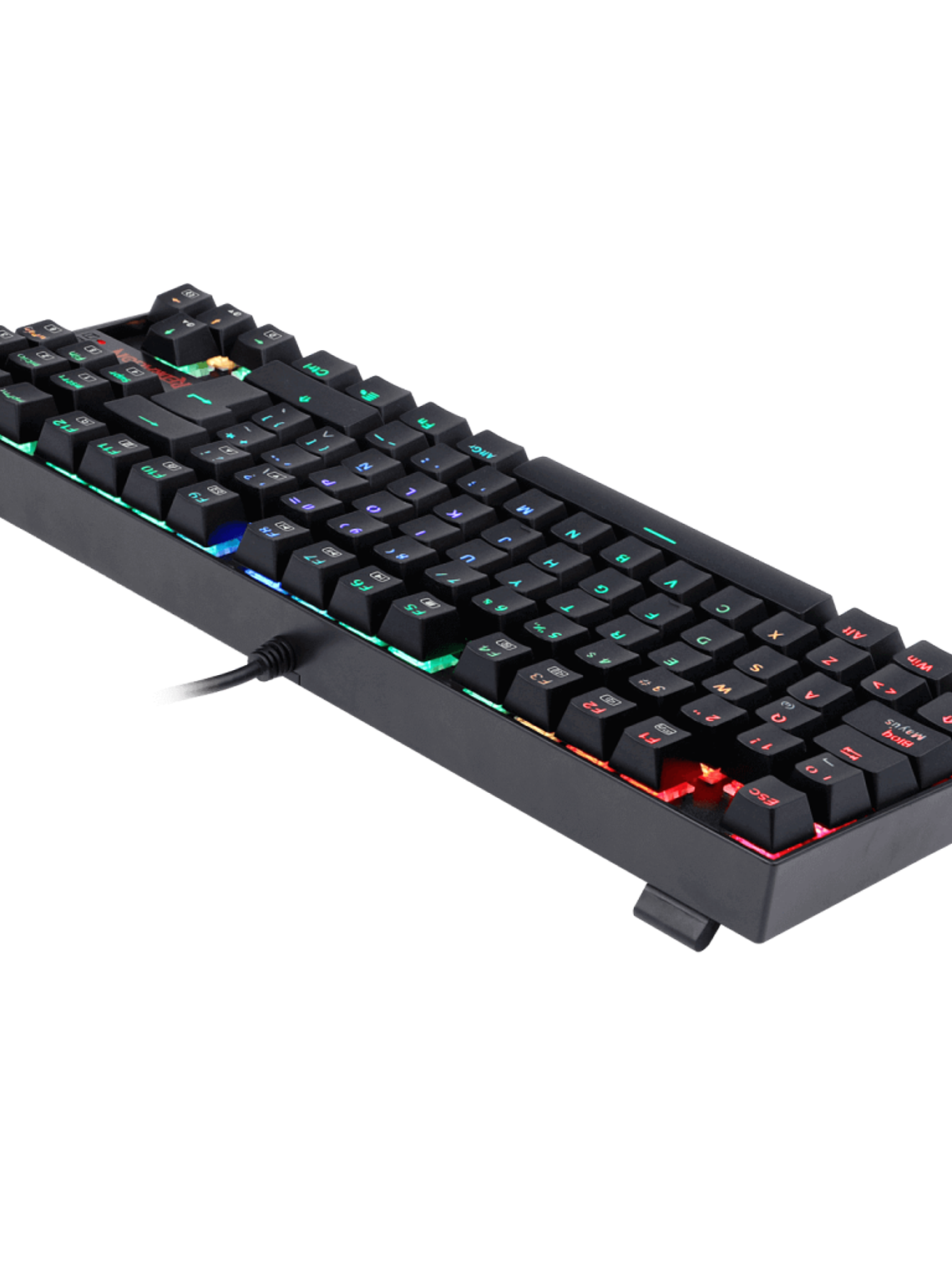 Redragon Kumara K552RGB-1-SP Teclado Mecánico Gamer Compacto con Switch Blue y Retroiluminación RGB 5