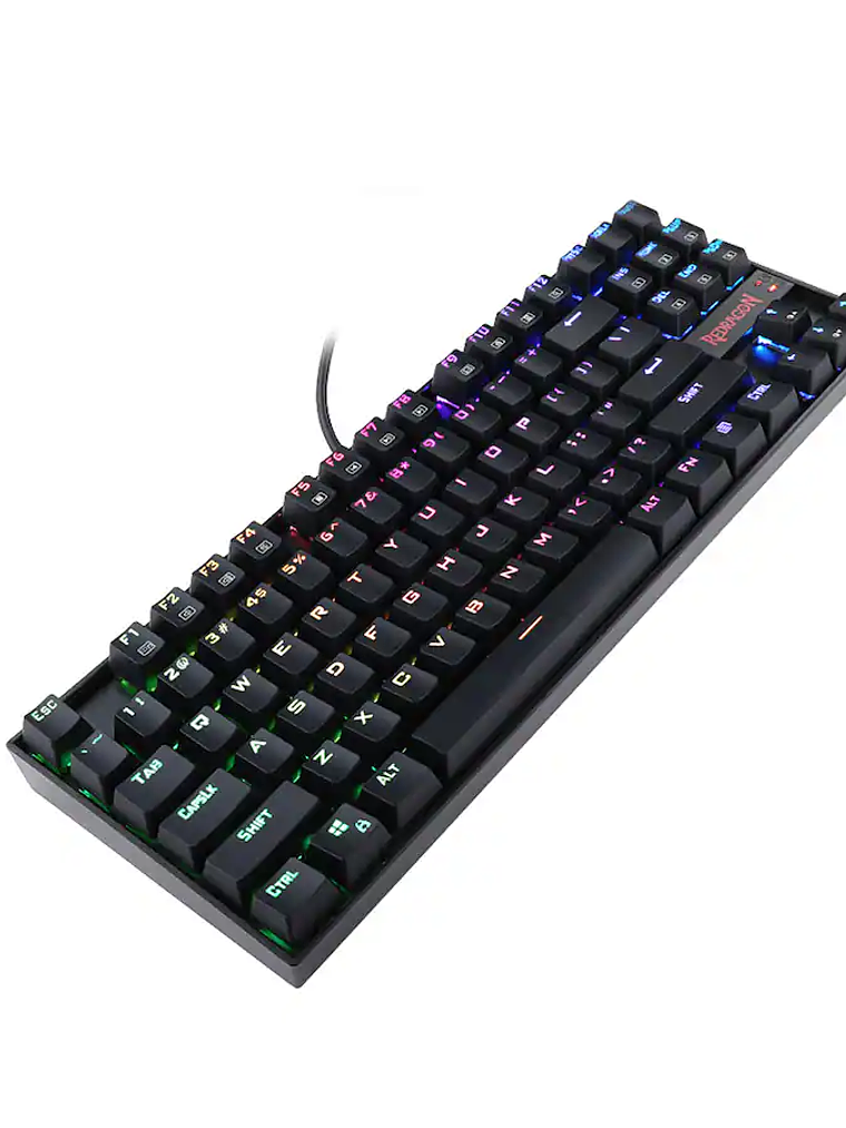 Teclado Mecánico Gamer Redragon Kumara K552RGB-1 TKL RGB Switch Blue USB Anti-Ghosting  5