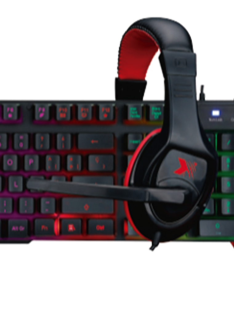 Kit Gamer 4 en 1 XBlade Demolisher GXB-KMHP370 – Teclado, Mouse, Audífono y Mousepad RGB 1