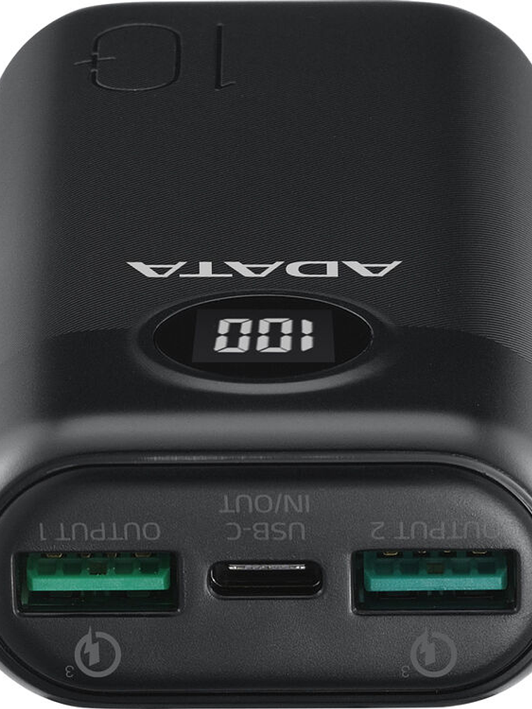 Batería Portátil ADATA P10000QCD 10000mAh Power Bank 22.5W con Pantalla Digital y Carga Rápida 2