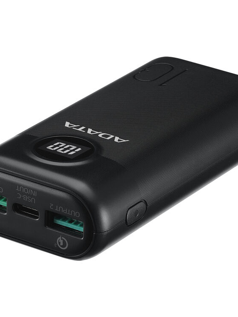 Batería Portátil ADATA P10000QCD 10000mAh Power Bank 22.5W con Pantalla Digital y Carga Rápida 4