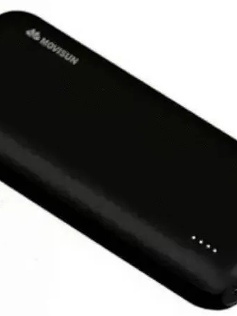Cargador Portátil Movisun Lion 01 10.600mAh Negro – Power Bank 2 USB 2.1A con Entrada Micro USB 2