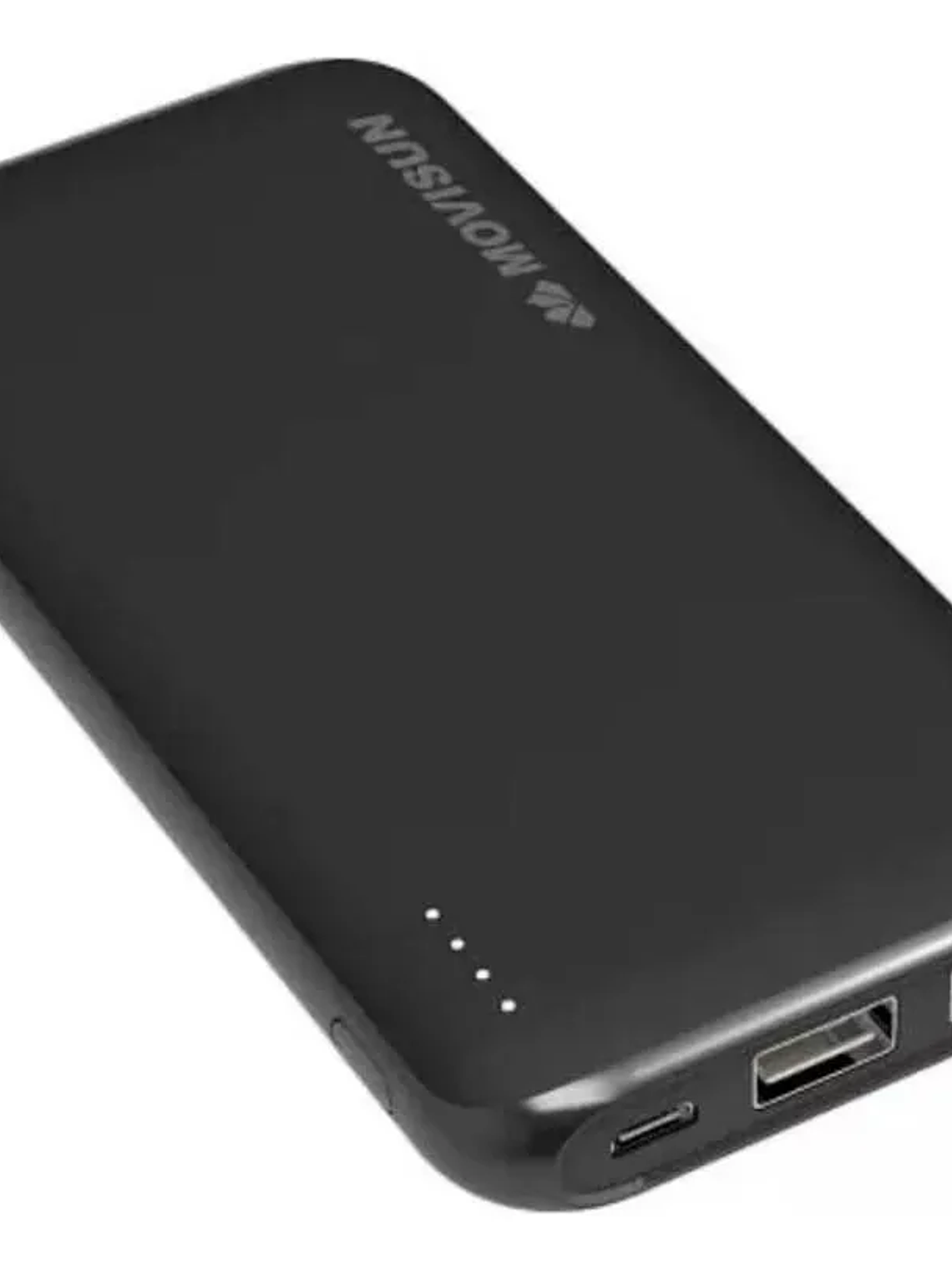 Cargador Portátil Movisun Lion 01 10.600mAh Negro – Power Bank 2 USB 2.1A con Entrada Micro USB 5