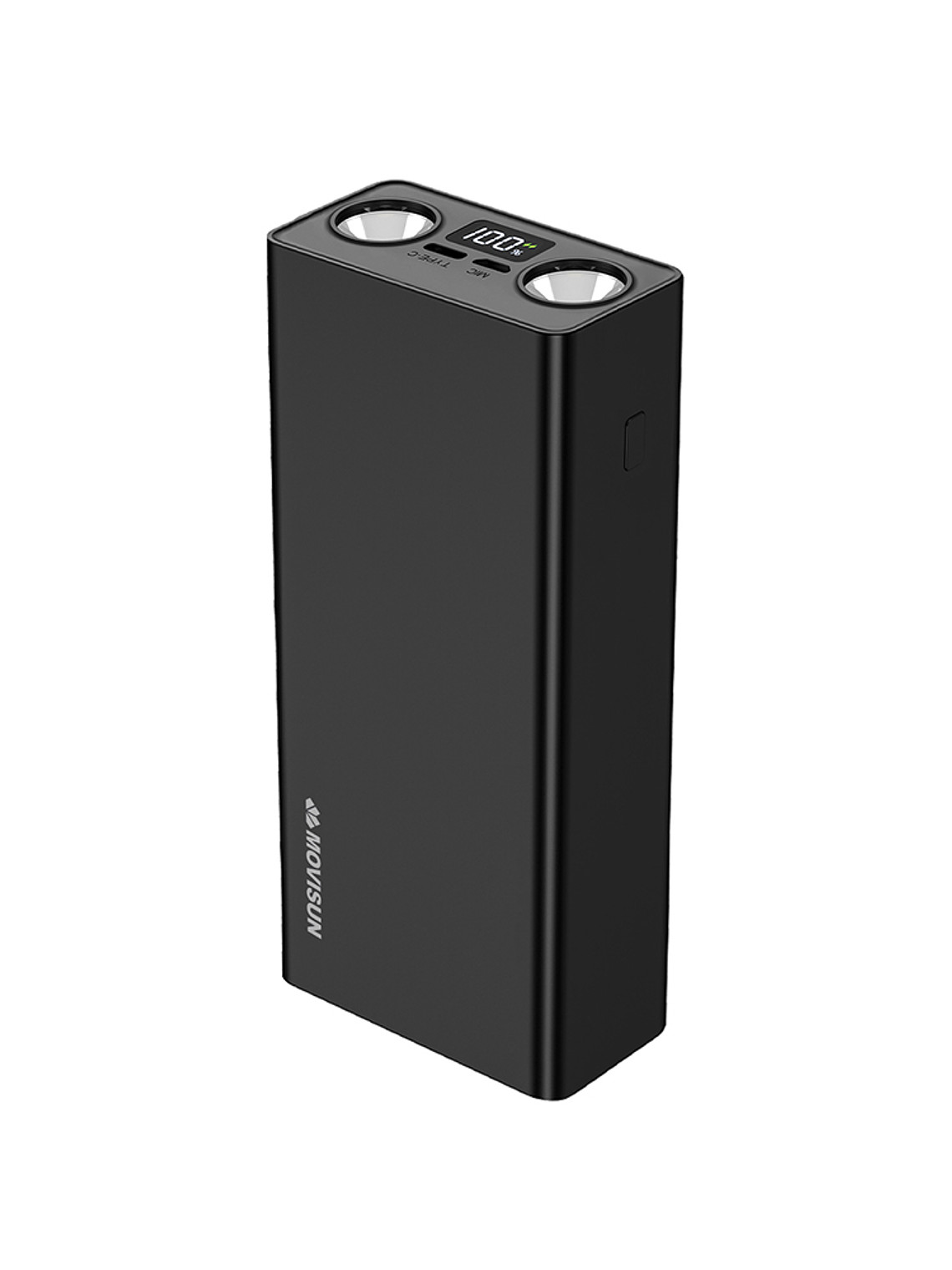 MOVISUN Rocket P30 Power Bank 30000mAh Negro – Carga Rápida PD 20W, 3 USB + Tipo C, Pantalla LED 1