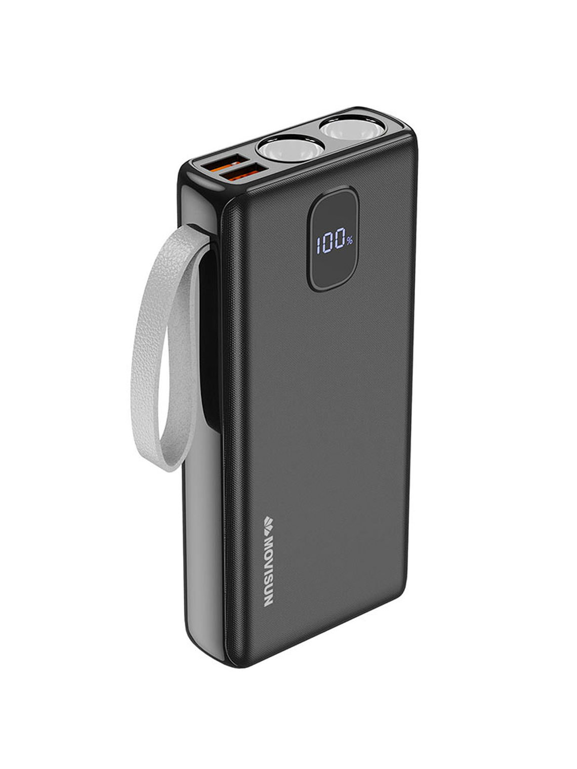 MOVISUN Rocket X22 Power Bank 20000mAh – Carga Rápida PD 20W, 2 USB + Tipo C, Pantalla LED y Linterna 1