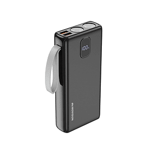 MOVISUN Rocket X22 Power Bank 20000mAh – Carga Rápida PD 20W, 2 USB + Tipo C, Pantalla LED y Linterna