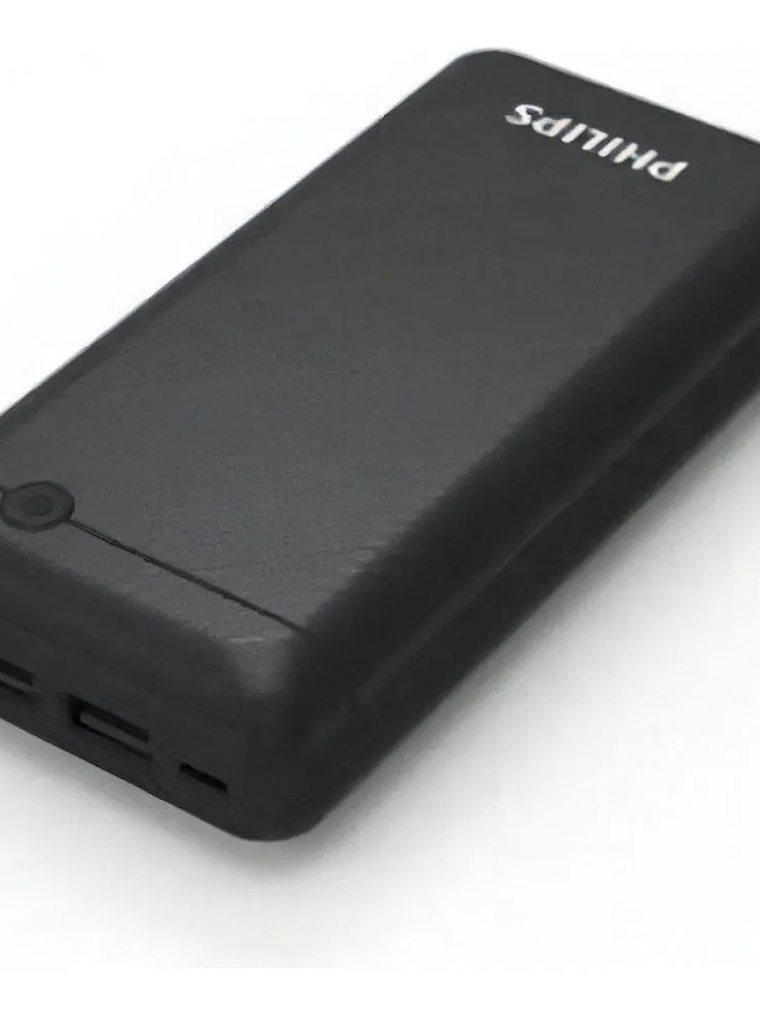 Power Bank Philips 20000mAh DLP1720CB Negro – Carga Rápida USB-C, Batería Li-Ion con Protección Inteligente 1