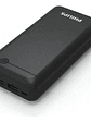 Power Bank Philips 20000mAh DLP1720CB Negro – Carga Rápida USB-C, Batería Li-Ion con Protección Inteligente - Miniatura 1