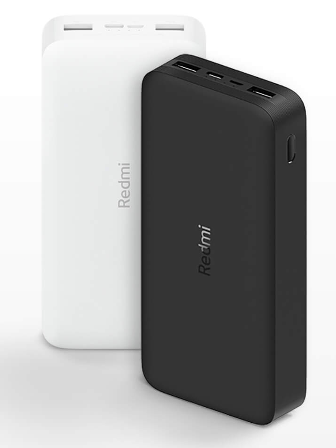 Power Bank Xiaomi Redmi 20000mAh Carga Rápida 18W con Doble Salida USB-A y Entrada USB-C / Micro USB 1