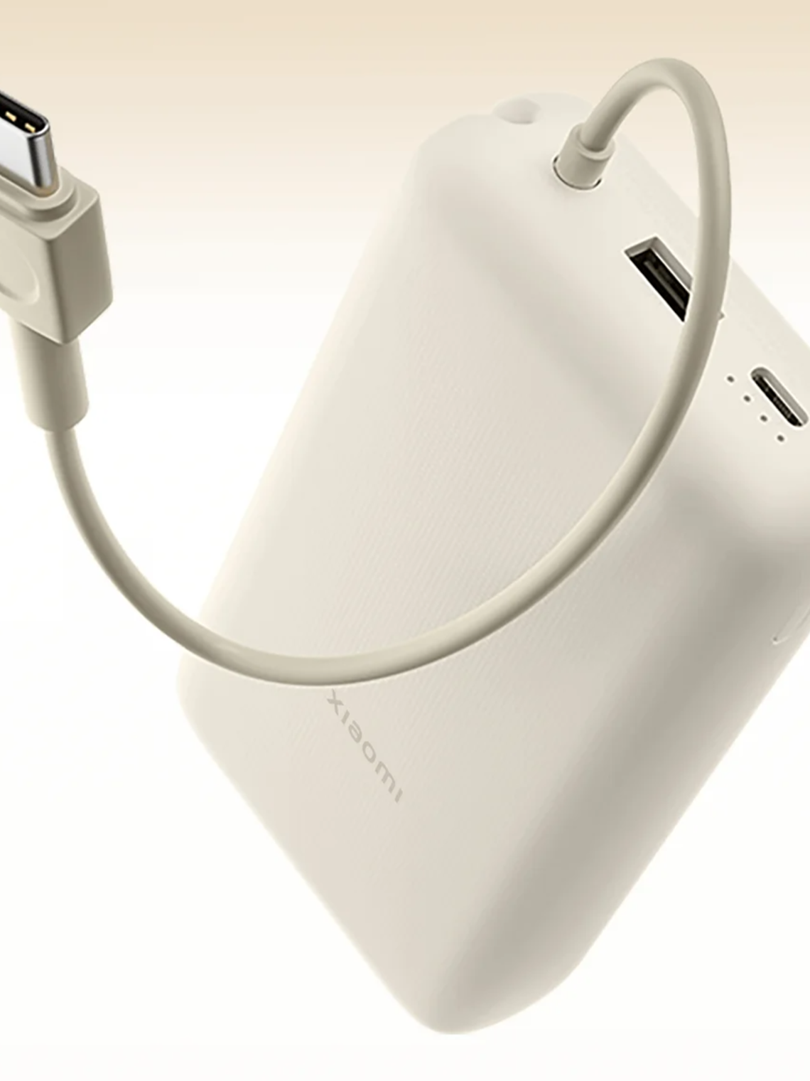 Xiaomi 33W Power Bank 20000mAh con Cable Integrado USB-C, Carga Rápida Bidireccional y Capacidad Ultra Alta para Smartphones, Tablets y Dispositivos Electrónicos 1