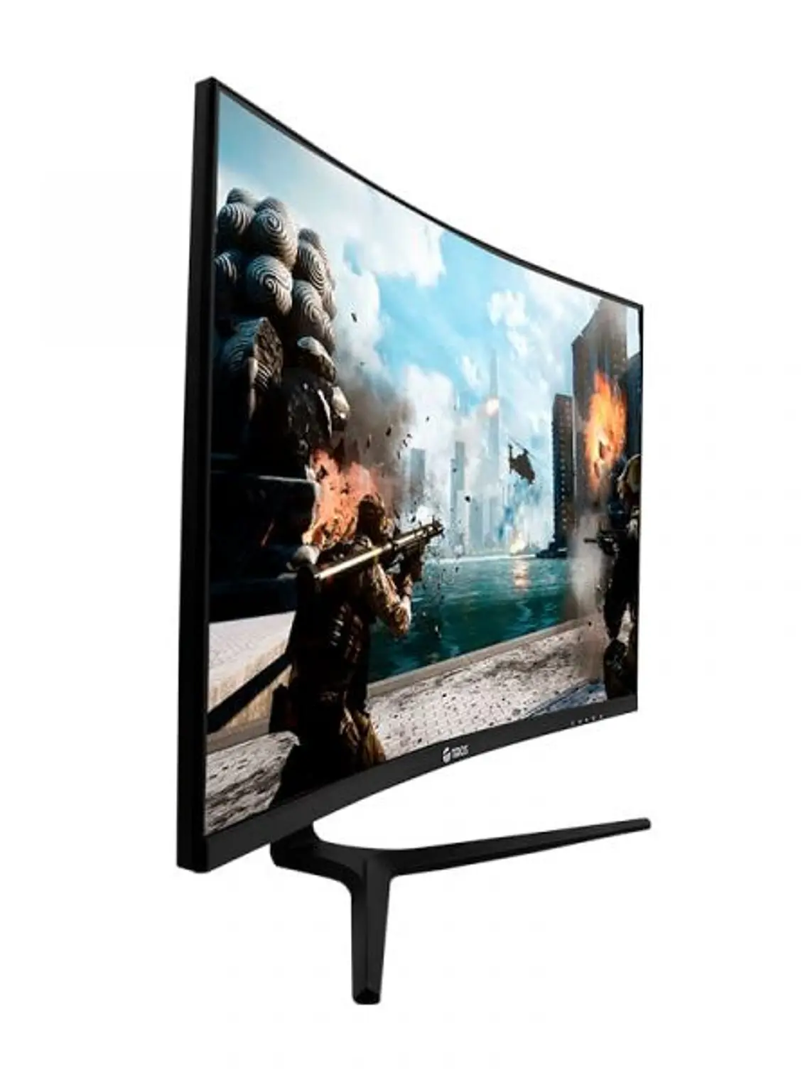Monitor Curvo Teros TE-2731S 27 Pulgadas Full HD 100Hz Panel VA HDMI VGA para Oficina y Hogar 2