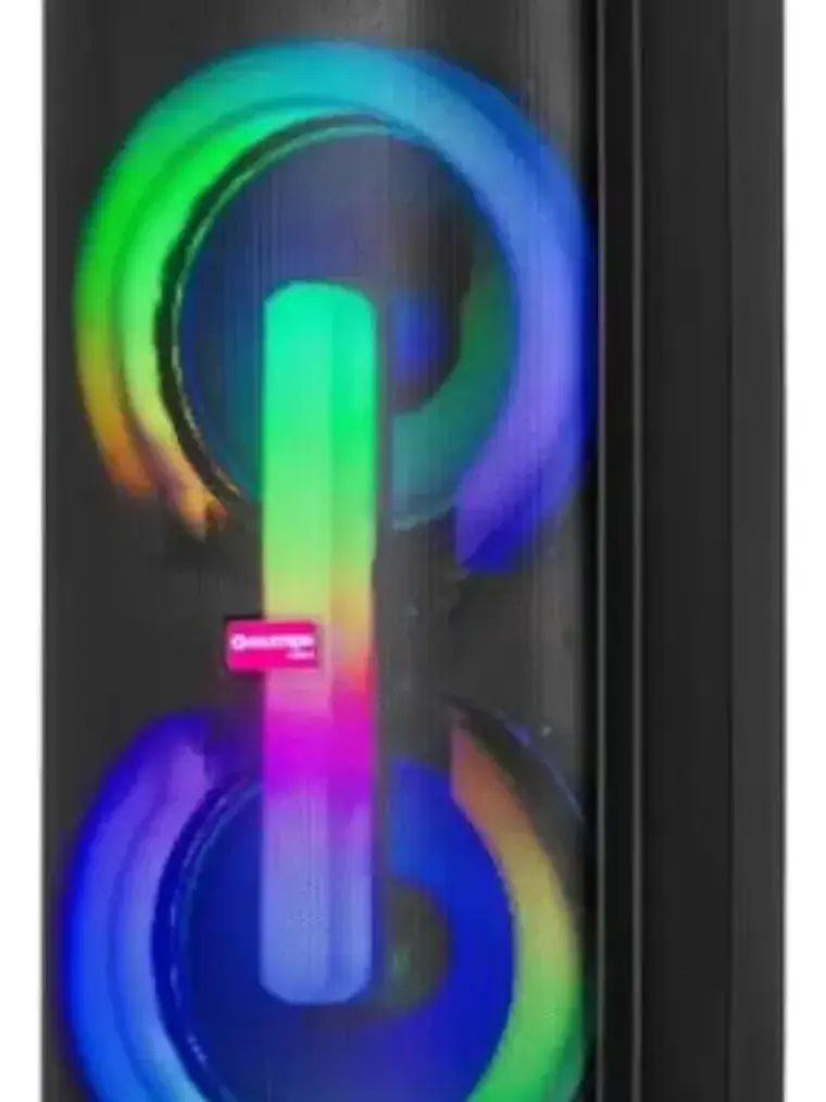 Parlante Torre Maxtron Collins MX335V Bluetooth 2 Bocinas 8 Karaoke Luces LED 2