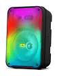 Parlante Bluetooth Flaming 12 EV 3001 Torre con Luces RGB Karaoke USB FM - thumbnail 1