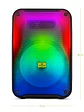 Parlante Bluetooth Flaming 12 EV 3001 Torre con Luces RGB Karaoke USB FM - thumbnail 2